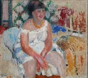 Rik Wouters Woman on the Bedside Germany oil painting artist
